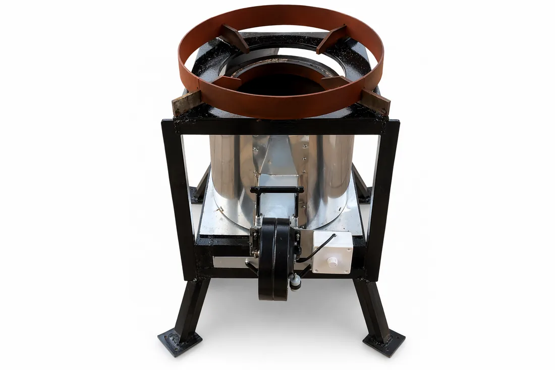 Wood Pecker firewood stove - front view
